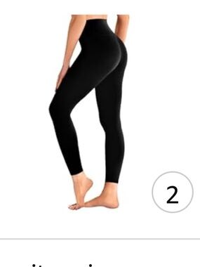 High-Waist Black Sculpting Leggings